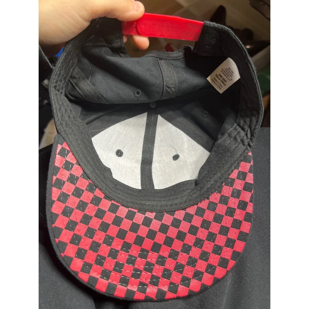 Game Over Retro Pixel‎ Snapback Hat Black Red 8-Bit Gaming Baseball Cap Mens